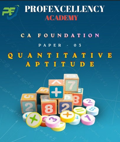 CA Foundation Quantitative Aptitude Colored Concept Book With Flow Charts And Question Bank By CA Jitender Kumar