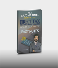 CA Final Direct Tax (DT) Easy Colored Notes By CA Aarish Khan