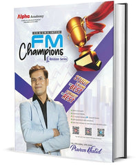 CA Inter FM Champions Revision Book By CA Praveen Khatod