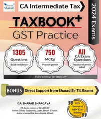 CA Inter TAXBOOK + (GST - PRACTICE) By CA Sharad Bhargava - Zeroinfy