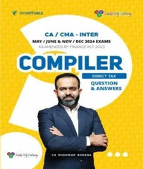 CA Inter Direct Tax Handwritten Compiler Book For May 24 By CA Bhanwar Borana - Zeroinfy