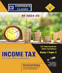 CA Inter New Scheme Income Tax Book By CA Arvind Dubey - Zeroinfy