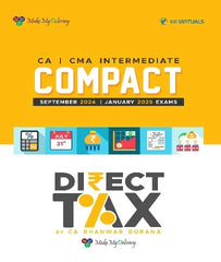 CA Inter Direct Tax Handwritten Compact Book For Sep 24 / Jan 25 By CA Bhanwar Borana - Zeroinfy