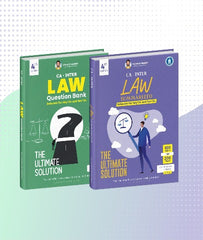 CA Inter Law Summary Notes, Question Bank and MCQ Booklet Combo By CA Shubham Singhal - Zeroinfy
