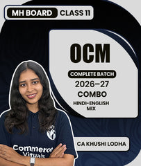 MH Board Class 11 OCM Complete Batch 2026–27 By CA Khushi Lodha