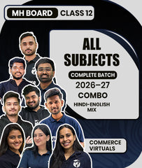 MH Board Class 12 All Subjects Combo Complete Batch 2026–27 By Commerce Virtuals
