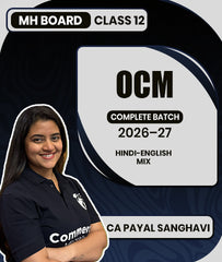 MH Board Class 12 OCM Complete Batch 2026–27 By CA Payal Sanghavi