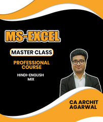 MS-Excel MasterClass Professional Course By CA Archit Agarwal