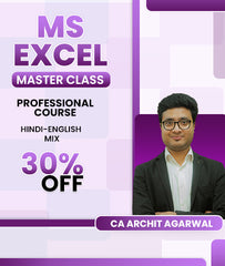 MS Excel MasterClass Professional Course By CA Archit Agarwal - Zeroinfy