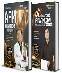 CA Final AFM Practice Books and Champions Revision Book Combo By CA Praveen Khatod