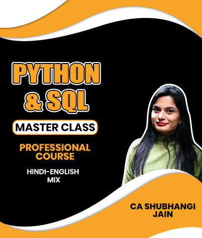 Python & SQL Masterclass Professional Course By CA Shubhangi Jain