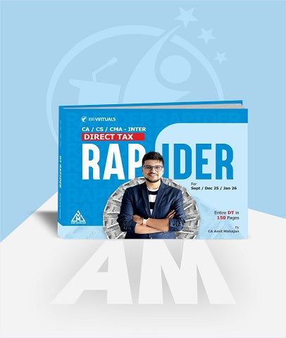 CA Inter DT Rapider Book By CA Amit Mahajan - Zeroinfy