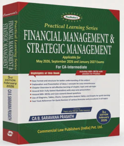 CA Inter FM SM Practical Learning Series By B Sarvana Prasath