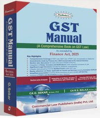 GST Manual (A Comprehensive Book on GST Law)