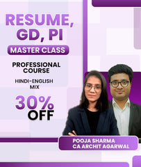 Resume, GD, PI MasterClass Professional Course By Pooja Sharma and CA Archit Agarwal - Zeroinfy