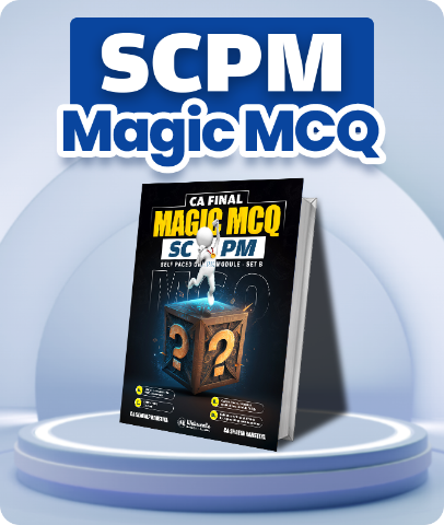 CA Final Strategic Cost and Performance Management (SCPM) Magic MCQ Book By CA Sankalp Kanstiya - Zeroinfy