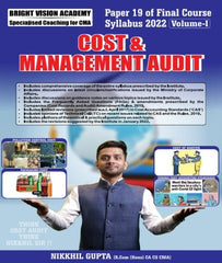 CMA Final 2022 Syllabus Cost and Management Audit (CMAD) Regular Book Set By CA Nikhil Gupta - Zeroinfy