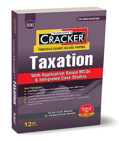 CA Inter Taxation Cracker By K M Bansal and Sanjay Kumar Bansal