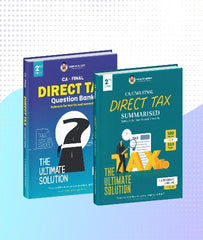 CA Final Direct Tax Summary Notes and Question Bank Combo By CA Shubham Singhal - Zeroinfy