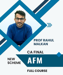 CA Final New Scheme AFM Full Course Video Lectures By Prof Rahul Malkan