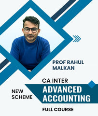 CA Inter New Scheme Advanced Accounting Full Course By Prof Rahul Malkan