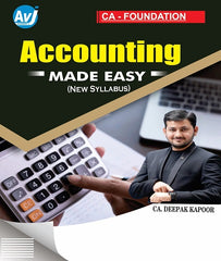 CA Foundation New Scheme Accounting Book By CA Deepak Kapoor - Zeroinfy