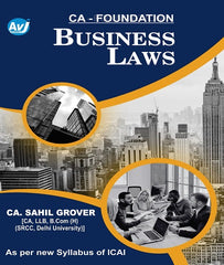CA Foundation New Scheme Business Laws Book By CA Sahil Grover - Zeroinfy