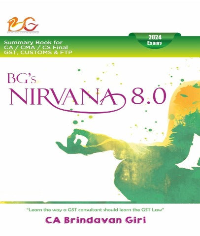 CA Final Nirvana Summary Book 8.0 By CA Brindavan Giri - Zeroinfy