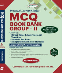 CA Final Group 2 MCQ Book Bank For May 24 By Gurukripa - Zeroinfy