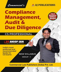 CS Professional Compliance Management, Audit and Due Diligence Book By CS Anoop Jain