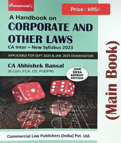 CA Inter Law Main Book By CA Abhishek Bansal