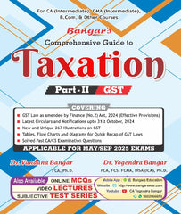 CA Inter GST Guide By CA Yogendra Bangar and CA Vandana Bangar - Zeroinfy