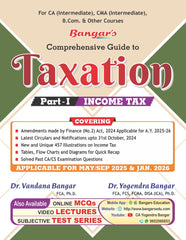 CA Inter Income Tax Guide By CA Yogendra Bangar and CA Vandana Bangar - Zeroinfy