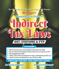 CA Final Indirect Tax (IDT) Guide By CA Yogendra Bangar and CA Vandana Bangar