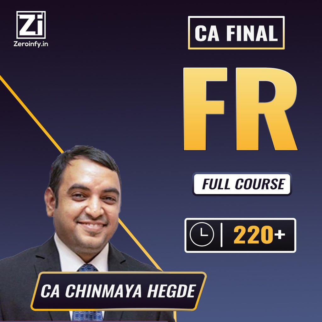 CA Final Financial Reporting (FR) Full Course In English By CA Chinmaya Hegde