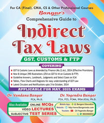 CA Final Indirect Tax (IDT) Guide By CA Yogendra Bangar and CA Vandana Bangar - Zeroinfy