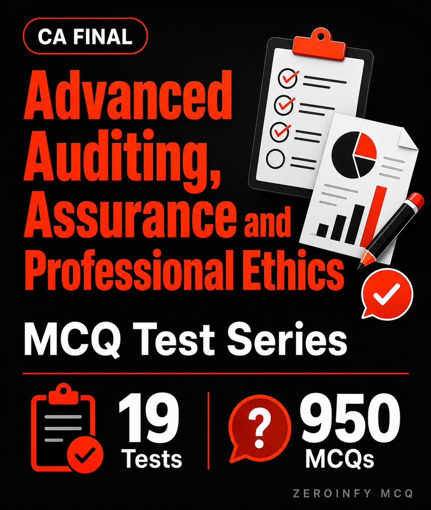 CA Final Audit MCQ Test Series - Zeroinfy