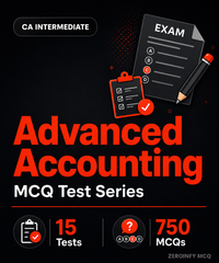 CA Inter Advanced Accounting MCQ Test Series - Zeroinfy