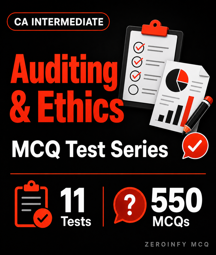 CA Inter Auditing & Ethics MCQ Test Series - Zeroinfy
