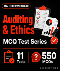 CA Inter Auditing & Ethics MCQ Test Series - Zeroinfy

