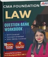 CMA Foundation Business Law Workbook By MEPL Classes - CA Divya Agarwal