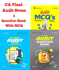 CA Final Audit Notes and Question Bank With MCQ Combo For Nov 24/May 25 and Onwards By CA Shubham Keswani - Zeroinfy