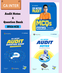 CA Inter Audit Notes and Question Bank Combo For Jan 25 By CA Shubham Keswani - Zeroinfy