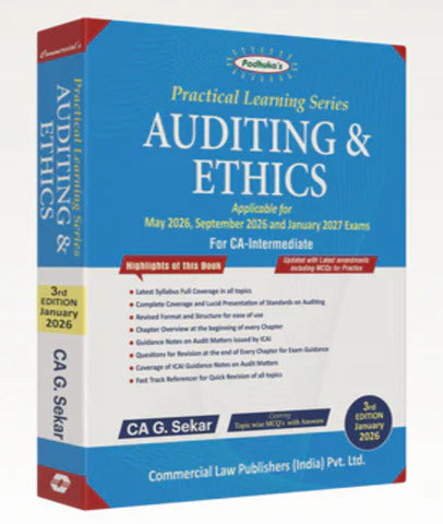 CA Inter Audit Practical Learning Series By CA G Sekar