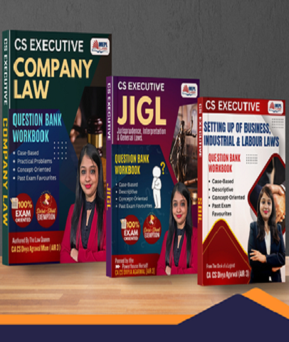 CS Executive Company Law + JIGL + SBIL Workbook Combo By MEPL Classes - CA Divya Agarwal
