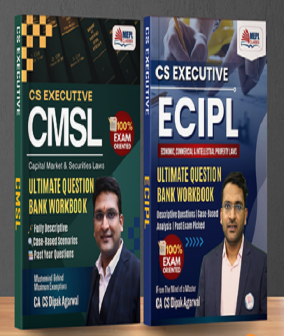 CS Executive CMSL + ECIPL Workbook Combo By MEPL Classes - CA Dipak Agarwal
