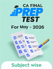 CA Final Subject Wise Prep Test For May 26 By BB Virtuals