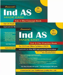 CA Final Ind AS Made Easy Book May 24 By CA Ravi Kanth Miriyala and CA Sunitanjani Miriyala - Zeroinfy