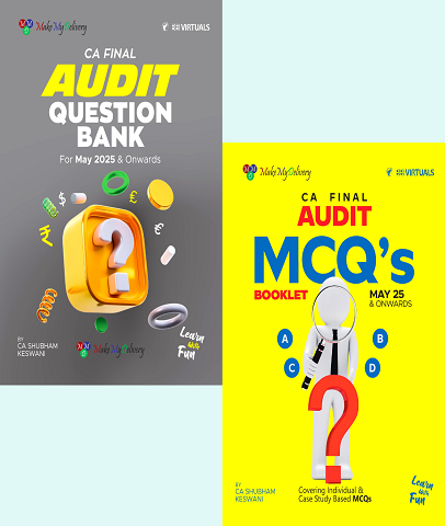 CA Final Audit Question Bank and MCQ For Nov 24/May 25 and Onwards By CA Shubham Keswani - Zeroinfy