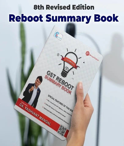 CA Inter GST ReBoot Summary Book By CA Yashvant Mangal - Zeroinfy